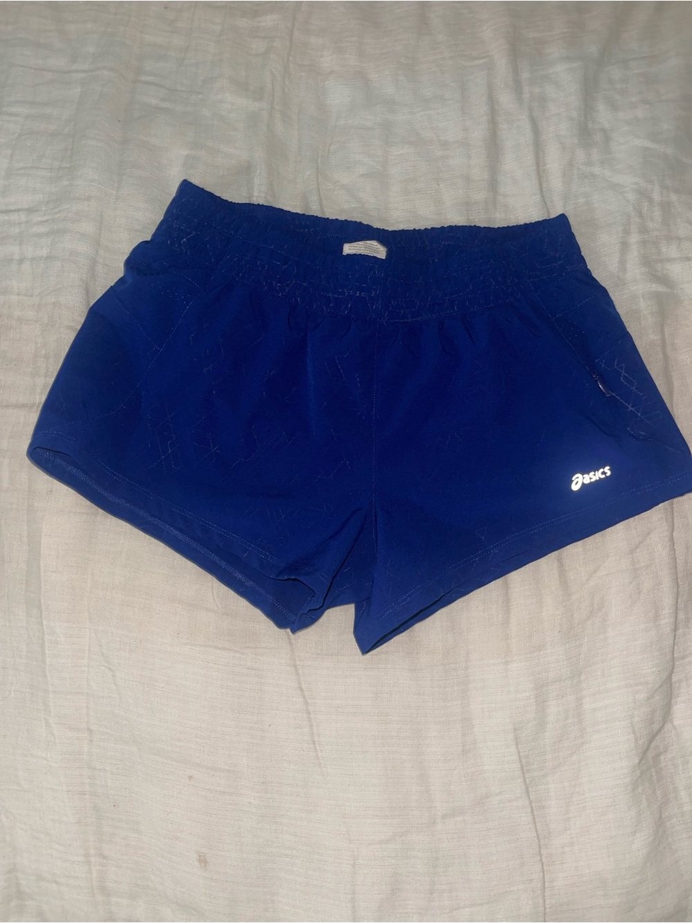 ASICS Women's Royal Blue Athletic Running Shorts